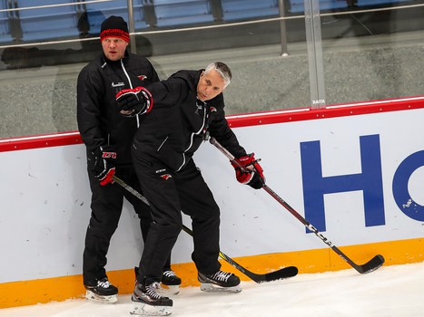 Раскатка «Авангарда» перед матчем с «Куньлунь Ред Стар»