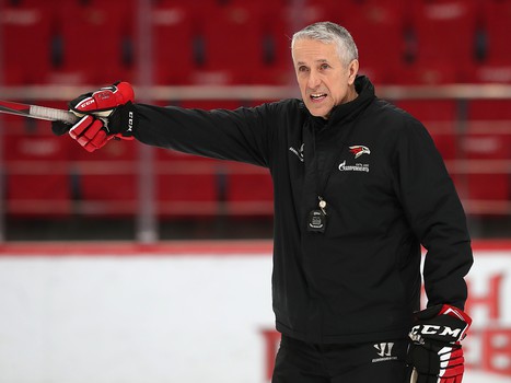 Тренировка «Авангарда» во время паузы в чемпионате