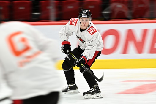 Раскатка «Авангарда» перед матчем с «Трактором»