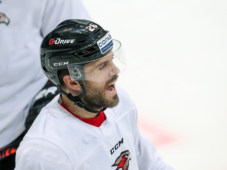 Раскатка «Авангарда» перед матчем с ХК «Сочи»