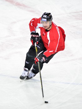 Раскатка "Авангарда" перед домашним матчем против "Медвешчака"