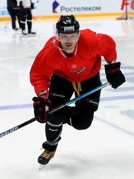 Раскатка «Авангарда» перед матчем с «Автомобилистом»