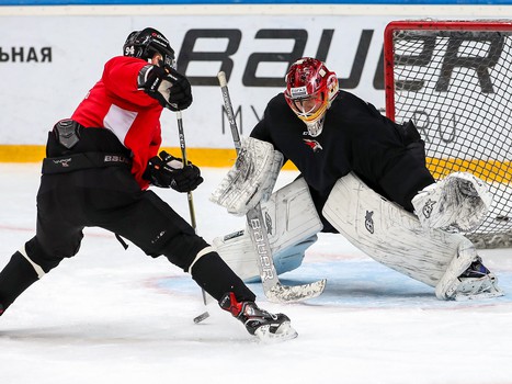 Открытая тренировка «Авангарда» для СМИ