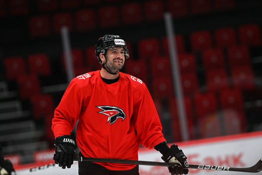 Раскатка «Авангарда» перед матчем с «Адмиралом»