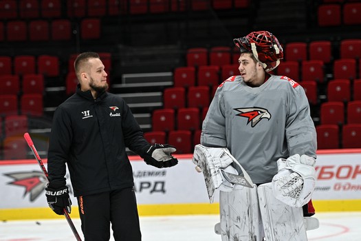 Тренировка «Авангарда» в Омске