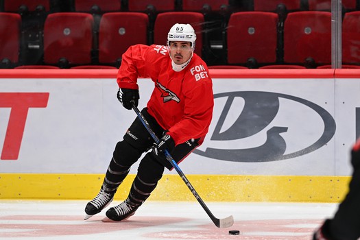 Тренировка «Авангарда» в Омске