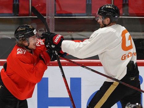 Раскатка «Авангарда» перед четвёртым матчем серии с «Металлургом»