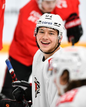 Раскатка «Авангарда» перед матчем в Казани