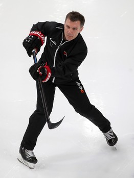 Раскатка «Авангарда» перед матчем с «Барысом»