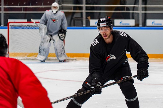 Тренировка «Авангарда» в Санкт-Петербурге