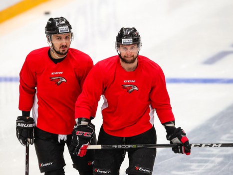 Раскатка «Авангарда» перед четвертым матчем финала с ЦСКА