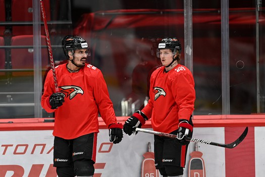 Тренировка «Авангарда» в Омске