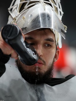 Раскатка «Авангарда» перед матчем с «Салаватом Юлаевым»