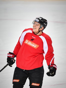 Раскатка "Авангарда" перед матчем со СКА