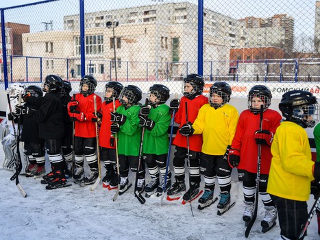 Новая хоккейная коробка в Омске