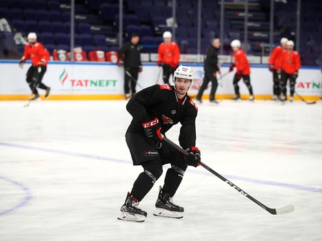 Раскатка «Авангарда» перед вторым матчем серии с «Ак Барсом»