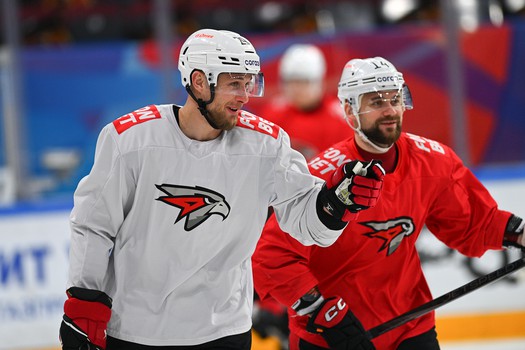 Тренировка «Авангарда» в Магнитогорске