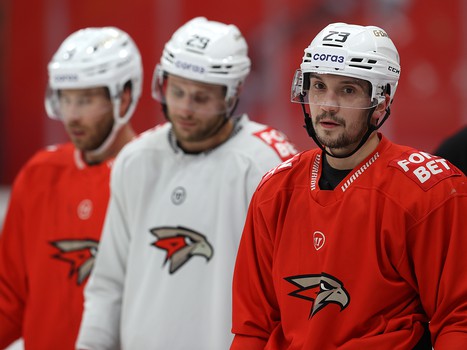 Раскатка «Авангарда» перед выездным матчем со «Спартаком»