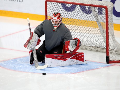 Раскатка «Авангарда» перед матчем с ЦСКА