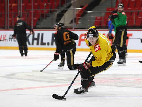 Раскатка «Авангарда» перед матчем с «Витязем»