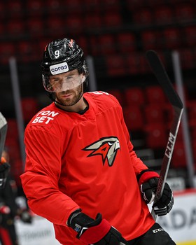 Раскатка «Авангарда» перед матчем с «Салаватом Юлаевым»