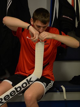 Раскатка "Авангарда" в Казани перед матчем с "Ак Барсом" 15 сентября 2013