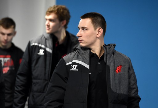 Раскатка "Авангарда" перед выездным матчем со "Спартаком"