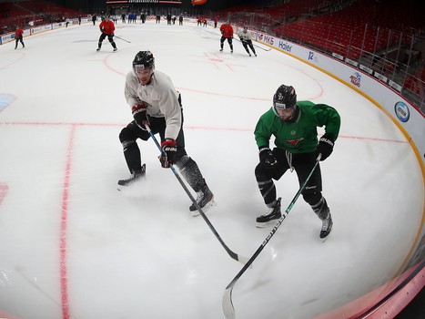 Открытая тренировка «Авангарда» перед стартом плей-офф