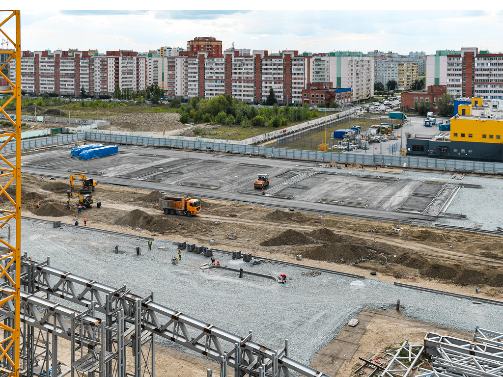 Строительство «Арены Омск»: итоги августа