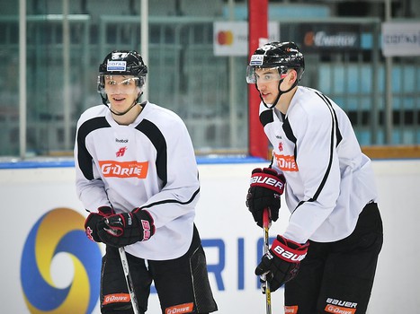 Раскатка "Авангарда" перед матчем с "Адмиралом"