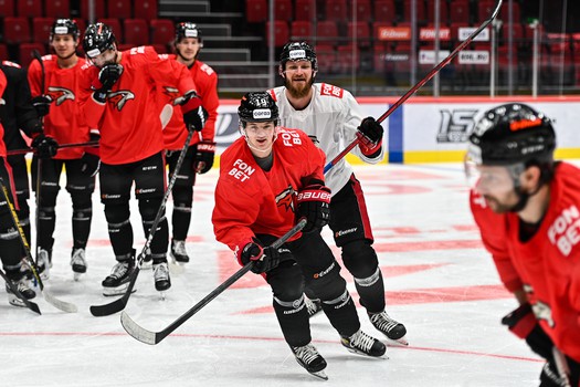 Раскатка «Авангарда» перед матчем с «Салаватом Юлаевым»