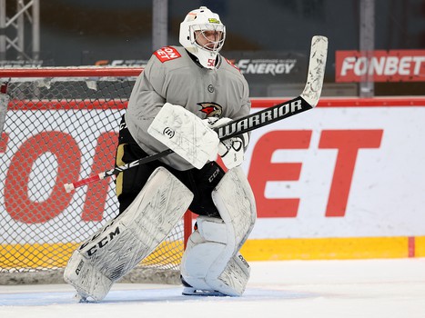 Раскатка «Авангарда» перед матчем с «Витязем»