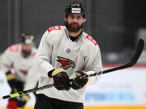 Раскатка «Авангарда» перед матчем с «Адмиралом»