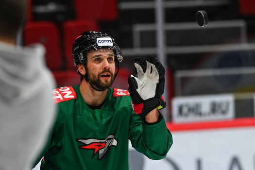 Раскатка «Авангарда» перед матчем со «Спартаком»