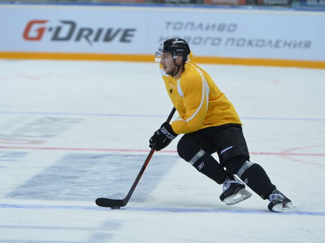 Раскатка "Авангарда" перед домашним матчем с "Барысом"