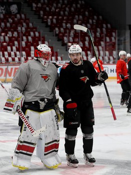 Раскатка «Авангарда» перед выездным матчем с «Трактором»