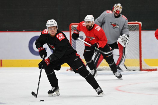 Тренировка «Авангарда» в Омске