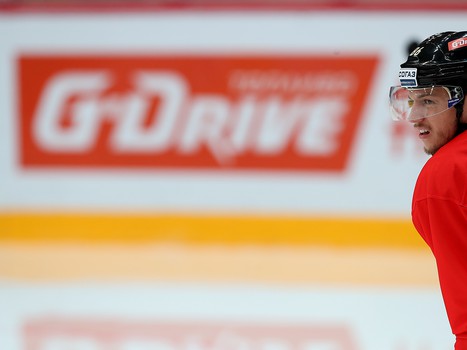 Раскатка «Авангарда» перед матчем со «Спартаком»