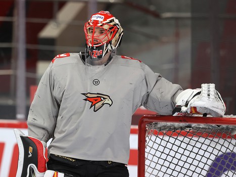 Раскатка «Авангарда» перед матчем с рижским «Динамо»