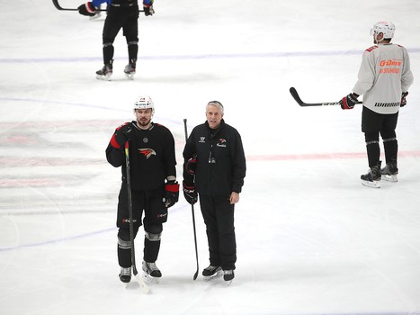 Тренировка «Авангарда» перед выездом