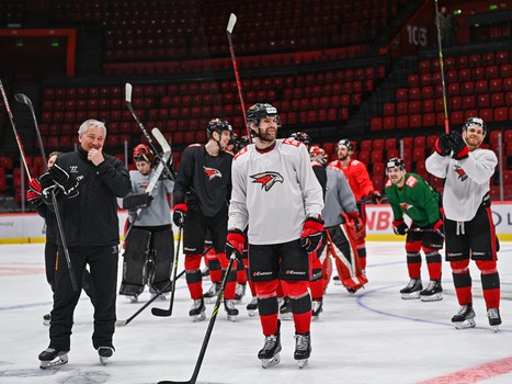 Открытая тренировка «Авангарда» перед плей-офф