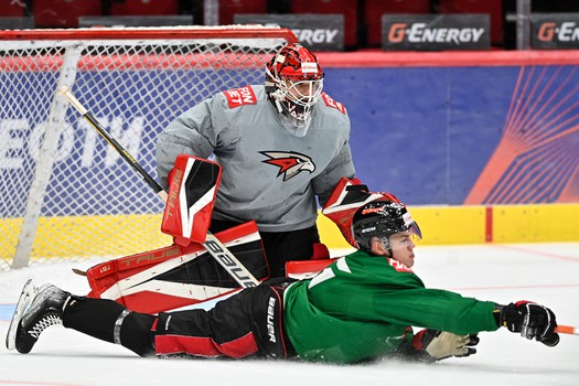 Тренировка «Авангарда» в Омске