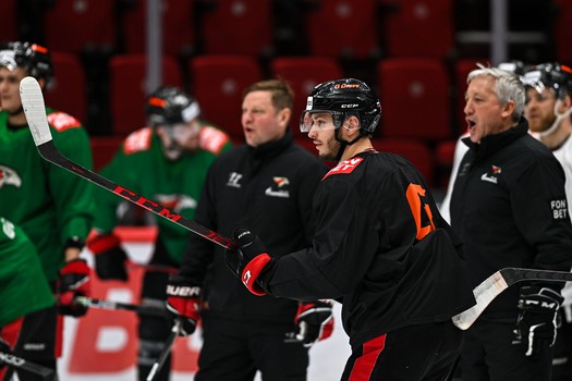 Раскатка «Авангарда» перед матчем с «Амуром»