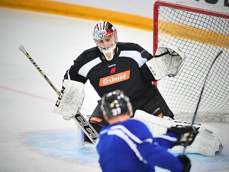 Раскатка "Авангарда" перед матчем с "Торпедо"