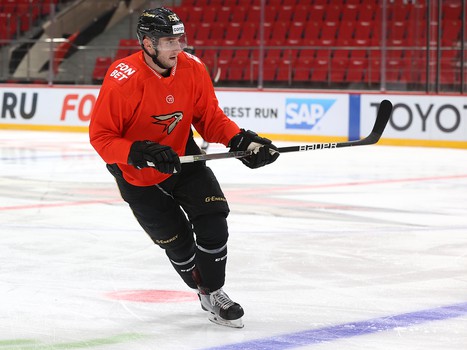 Раскатка «Авангарда» перед матчем со «Спартаком»