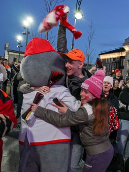 Фан-зона «Авангарда» в Городском саду