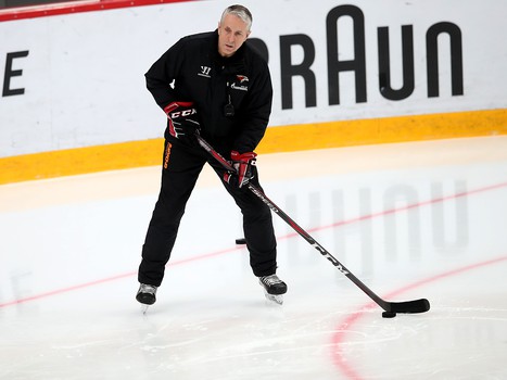 Раскатка «Авангарда» перед матчем с «Металлургом»