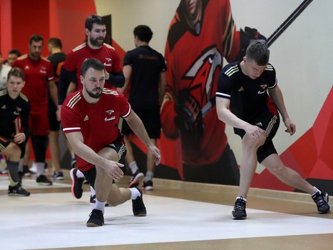 Первая тренировка «Авангарда» в новом сезоне
