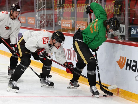 Раскатка «Авангарда» перед матчем с «Локомотивом»