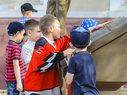 Экскурсия в Омский кадетский военный корпус для маленьких «ястребов»